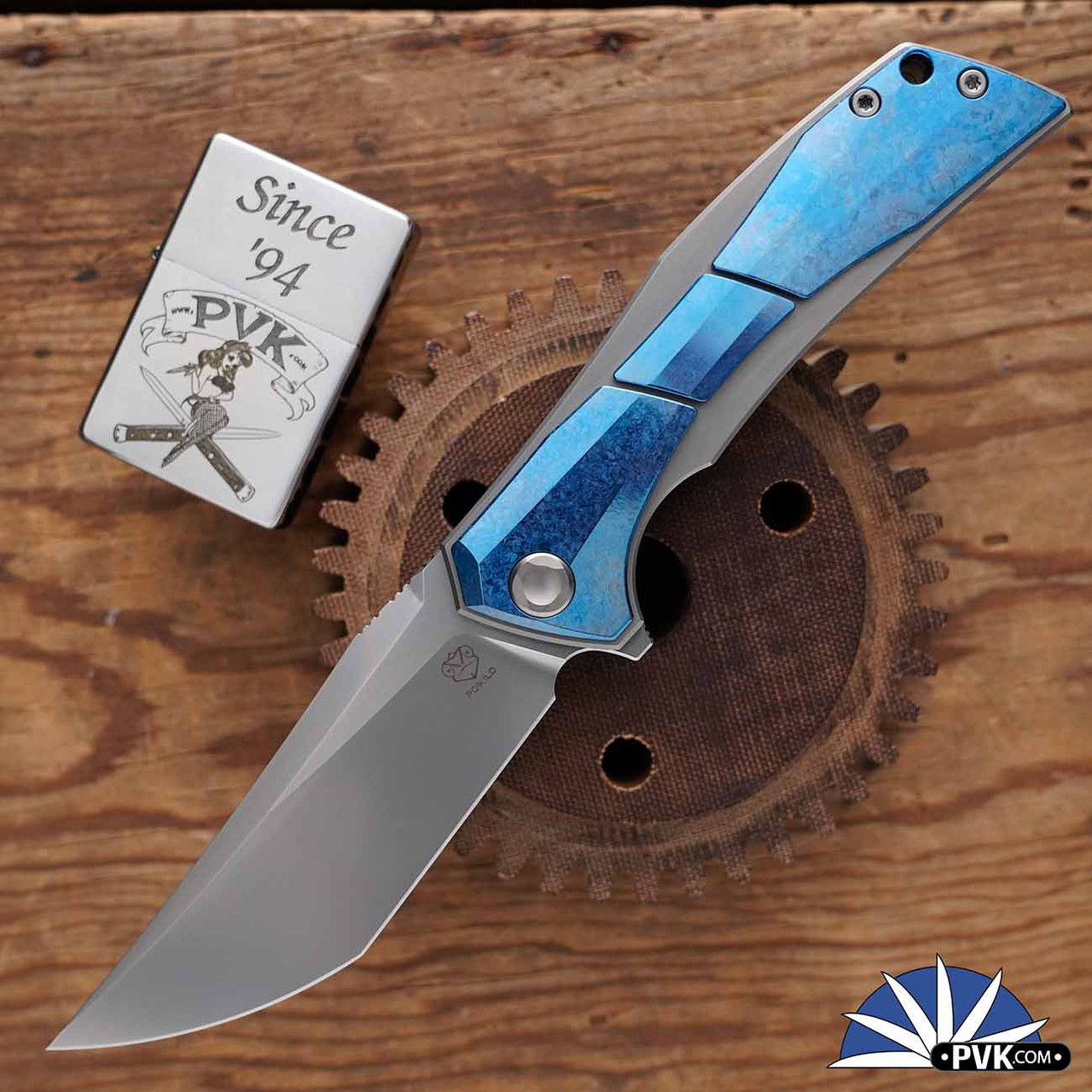 Poikilo Blade Anolis S1, Pearlescent Stonewash M398, Grey Titanium