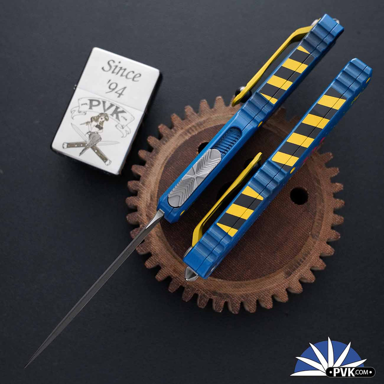 Microtech Ultratech ZBP Gen 3 1122-10FOS, Stonewashed Double Edge