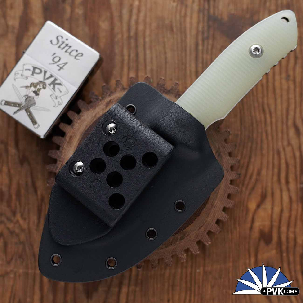 Protech Les George SBR Fixed Blade, S35-VN Blade, Natural G10