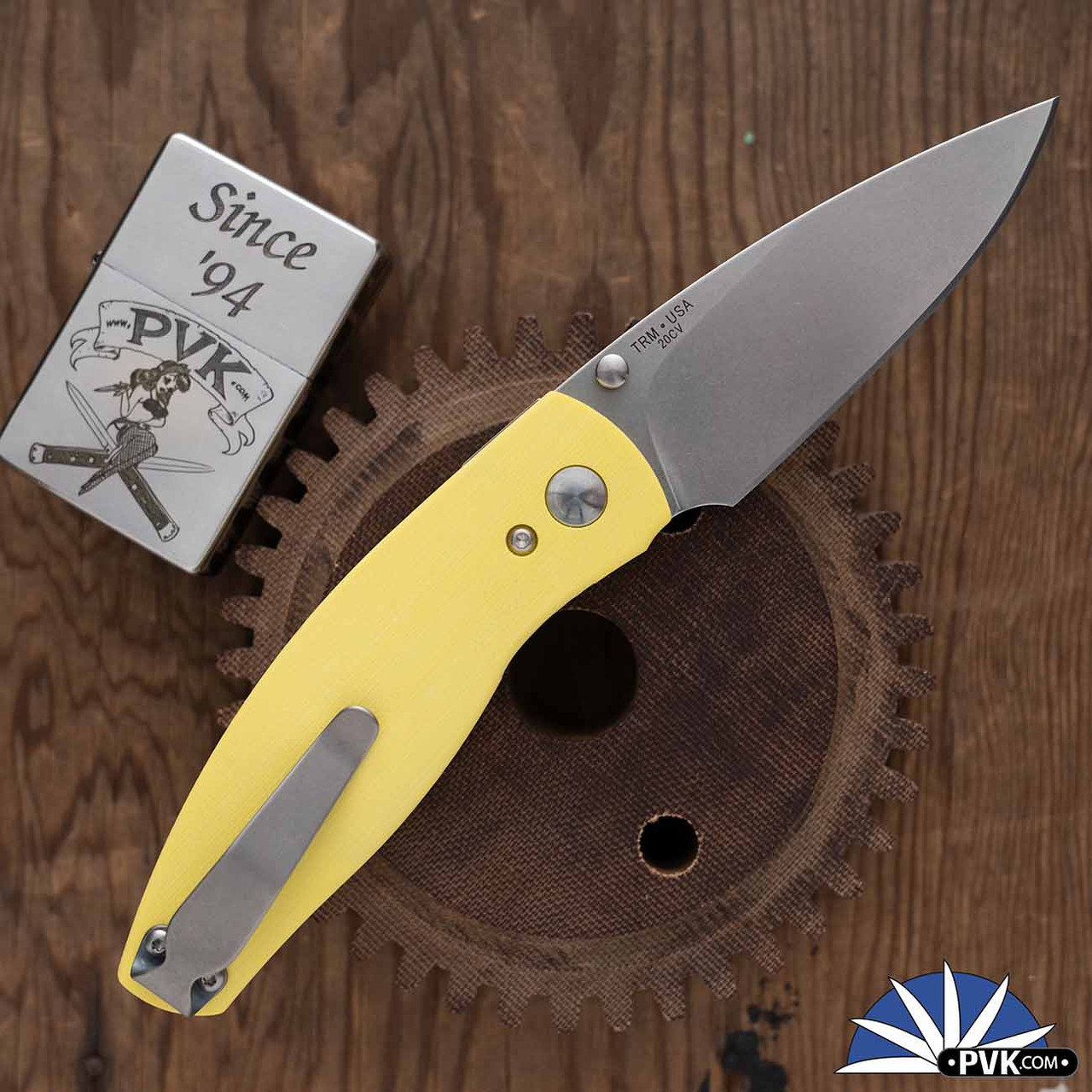 Three Rivers Manufacturing (TRM) Neutron 2 Linerlock, Tumbled 20CV