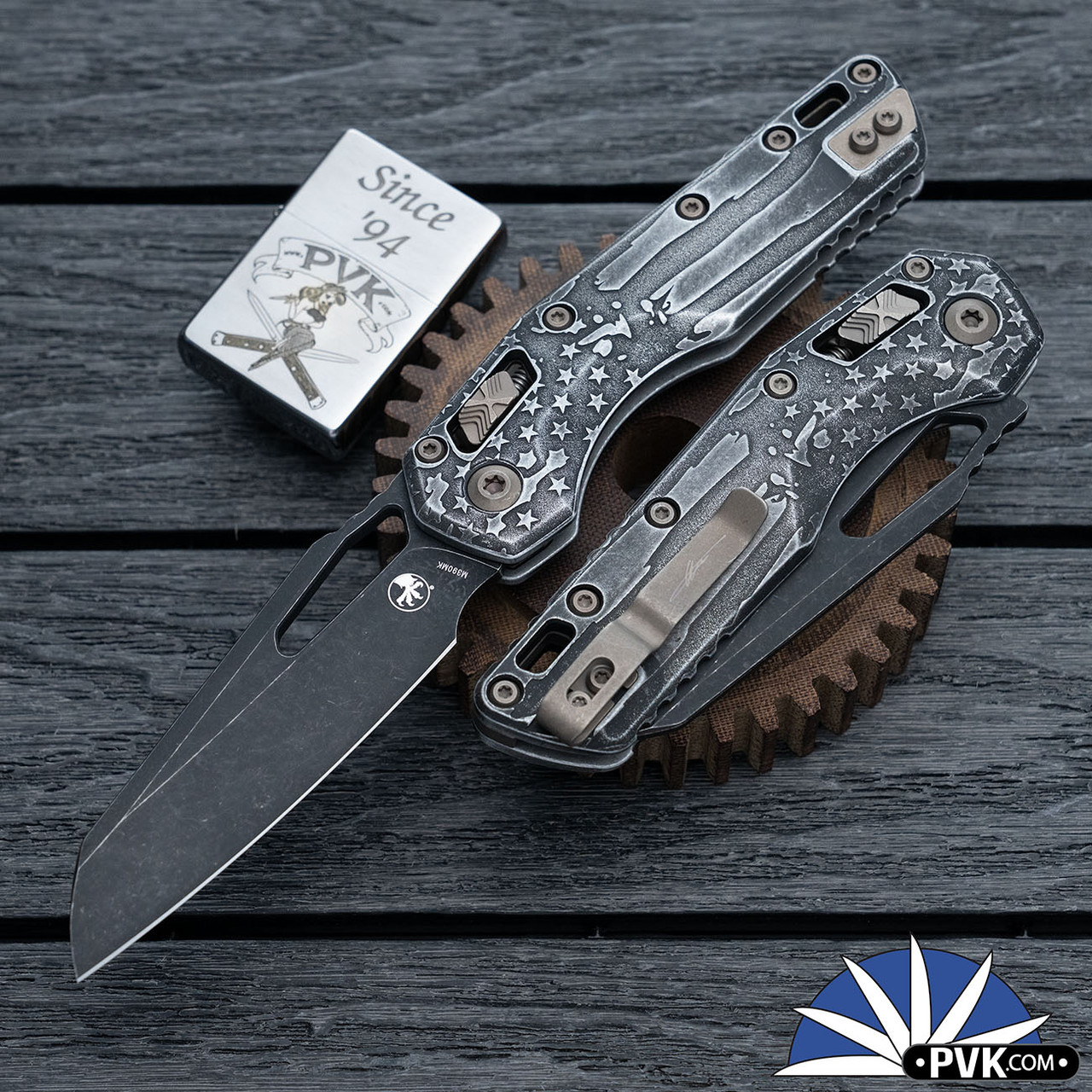 その他 FN-MT3 Microtech Standard Issue (MSI) 210-1DFLAGS-Z23 Ram-Lok, Distressed