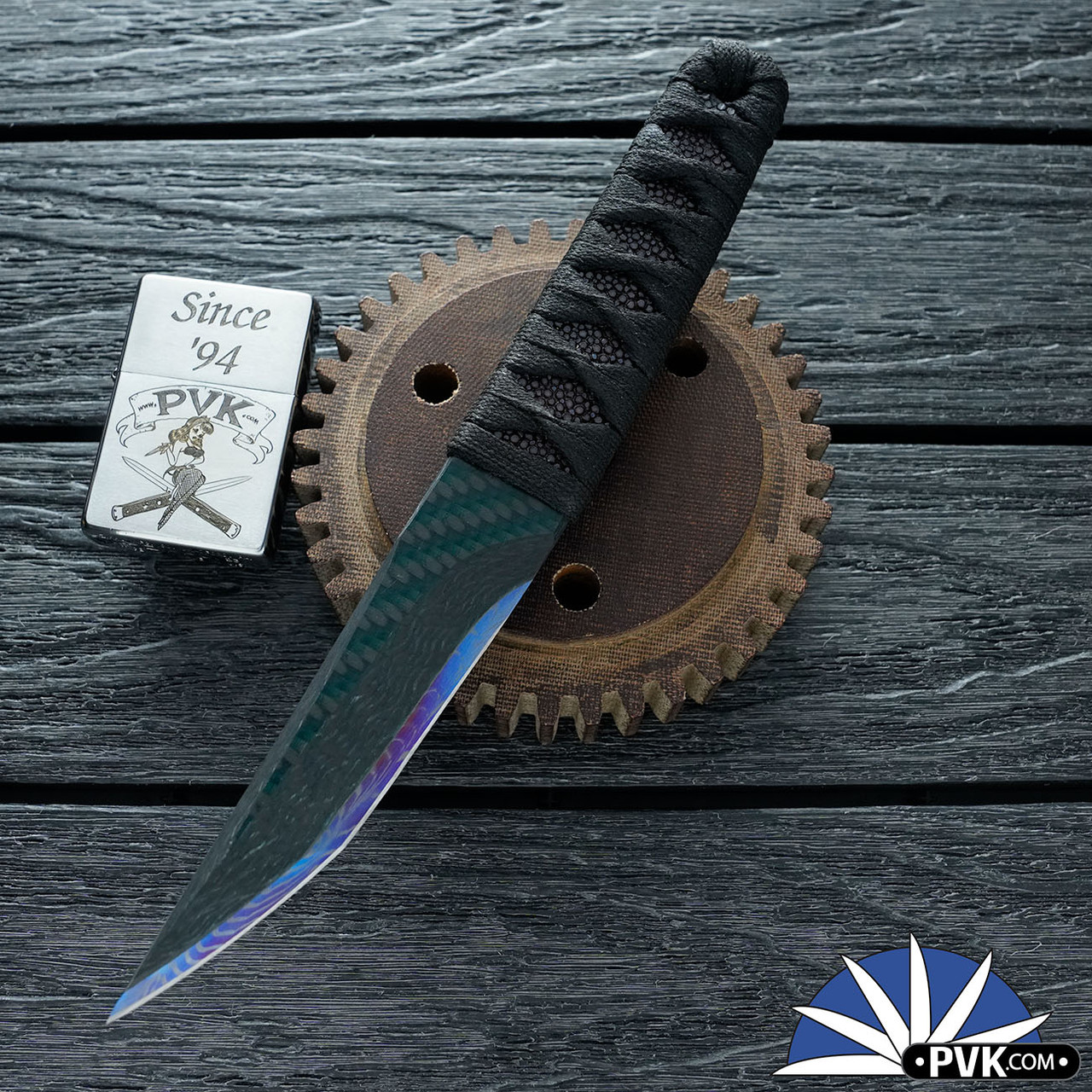 Warren Tomas Knivesウォーレントーマス 懐剣 Tanto未使用 Warren Thomas Custom Tanto, 6al4V Titanium Blade, Green Carbon