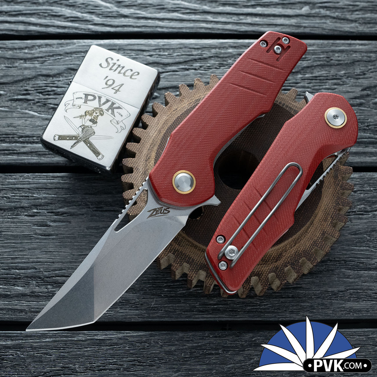 Grissom Knife and Tool, Fixed Riverstone, Black S35VN Blade, OD