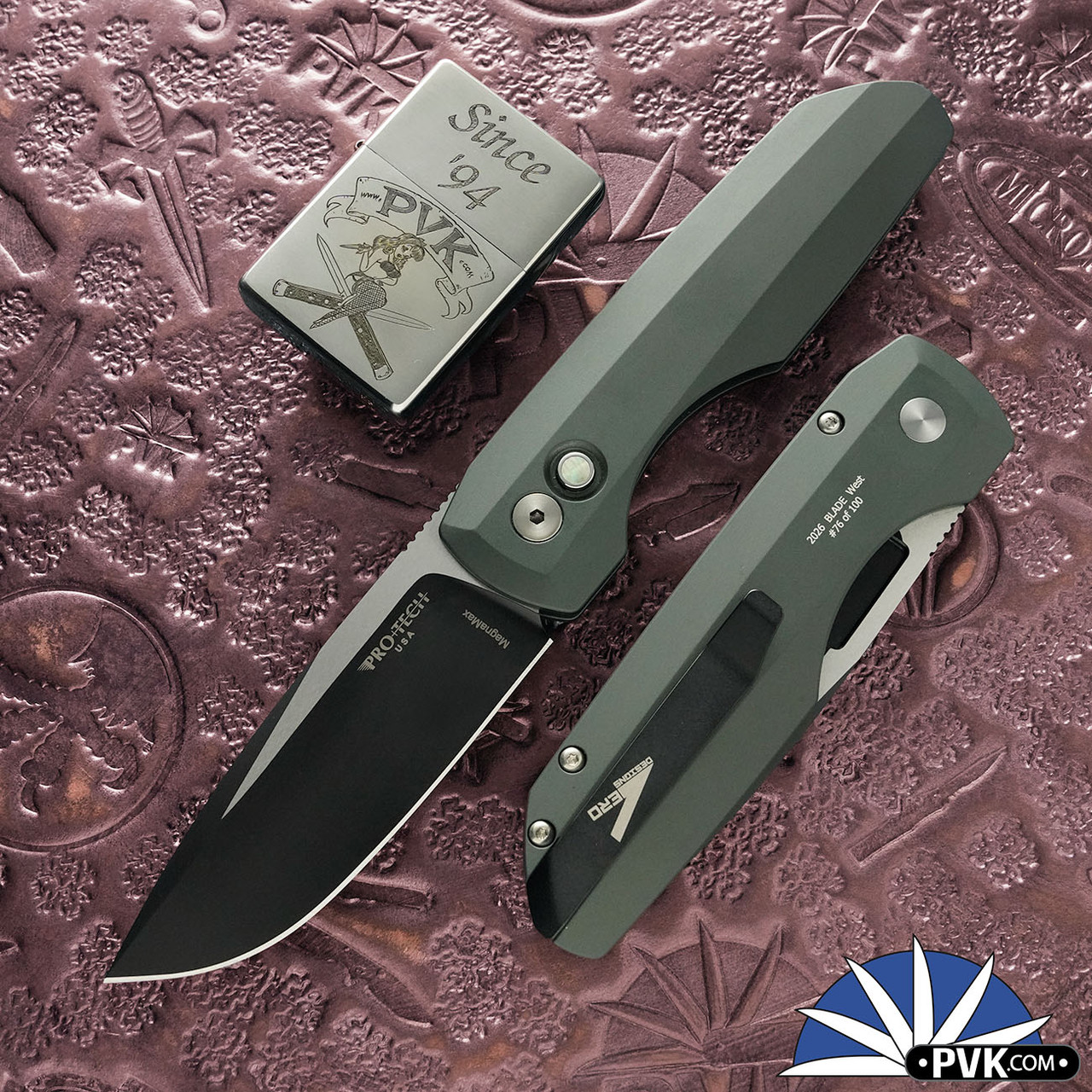 Protech Vero Synapse 2 Auto BSW26.VERO.1, 2-Tone DLC Black/ Satin