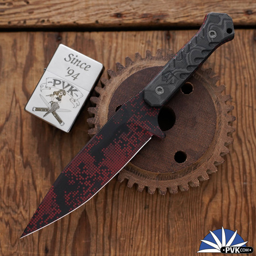 Blackside Customs Fedele X, S/E Red & Blk Camo Finish, Camo Carbon