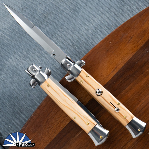 Frank B Italian Stiletto 9" Bayonet Olive Wood (23CM)