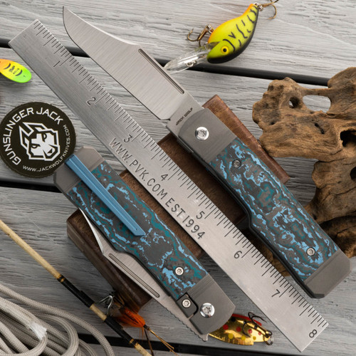 Jack Wolf Knives Gunslinger Jack Fat Carbon Arctic Storm