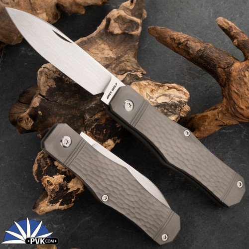 Jack Wolf Knives Vampire Jack Hand Satin Jigged Titanium