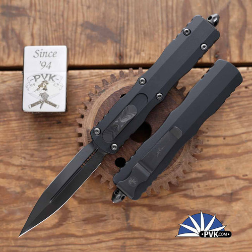 Microtech Dirac Delta 227-2DLCTSH DLC Partial Serrated Blade