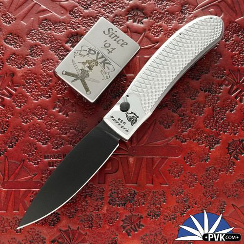 Piranha Toxin, Silver Handle, Black Standard Blade