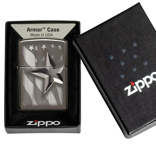 Zippo Lighter Armor Case 49300 Crystal Skull - PVK