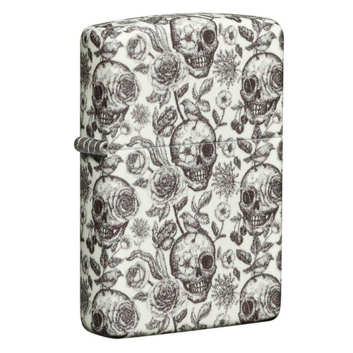Zippo Lighter 49458 Skeleton Glow In The Dark