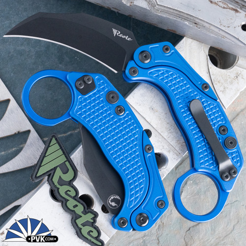 Reate EXO-K Gravity Karambit, PVD N690, Black Oxide Aluminum, Tan
