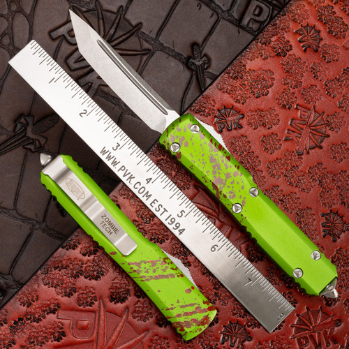 Vintage Microtech Ultratech 122-10Z Double Edge Stonewash Blade