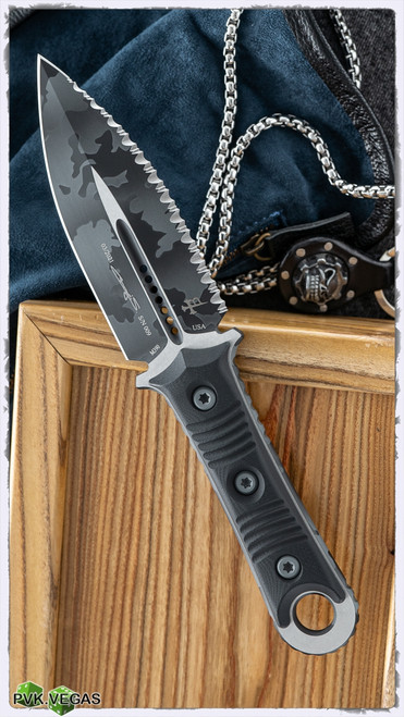 Microtech Borka SBD 201-3UCS Urban Camo Full Serrated - PVK