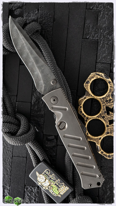 Cutter Knives WB#2 Tactical D/A DLC Handle Damascus