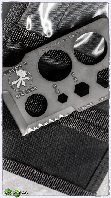 Vintage Microtech Assailant 102-2 Partial Serrated