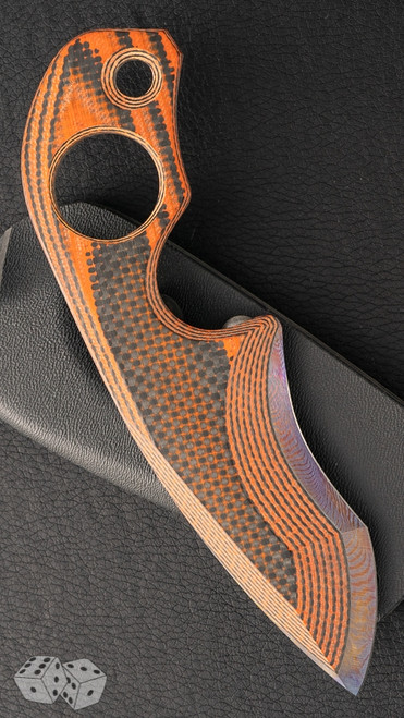Warren Thomas Strider Knives SLCC Custom Orange Carbon Fiber #1
