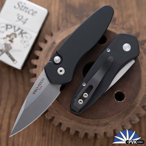 Protech Sprint Stonewash, Smooth Black
