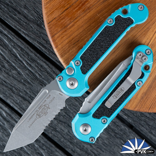 Microtech LUDT Gen 3 1136-12TQ Tanto Stonewash Full Serrated Blade