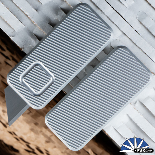 Rivery Manufacturing Zero 6061 Aluminum With Lanyard Hole, File Gray