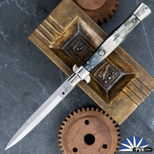 Renzo Pascotto 12" Wasp Body Pick Lock, Bayonet Blade, Brazilian Horn (30CM)