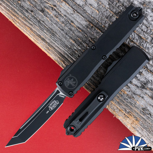 Microtech Ultratech ZBP EX Gen 3 1119EX-1TS Black Hellhound Blade