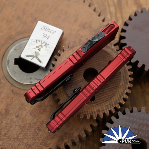 Microtech Combat Troodon Gen 3 1217-1RDS Interceptor Black Blade, Red ...