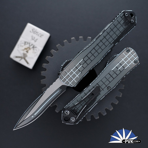 Heretic Knives Manticore-E Magnacut Recurve CEL Shade Gray, Grenade Grip