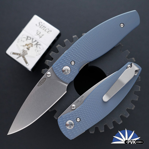 TRM Neutron 2, Tumbled 20CV, Northern Lights Titanium 3D Lizard Scales