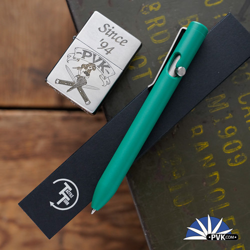 Tactile Turn Ultem Bolt Action Pen Short Size 5.1", Green