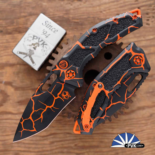 Heretic Knives Medusa AUTO CPM-Magnacut Recurve Magma Toxic Green