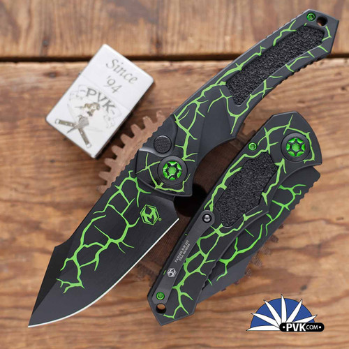 Heretic Knives Pariah Auto S/E Magnacut Orange UV Magma - PVK