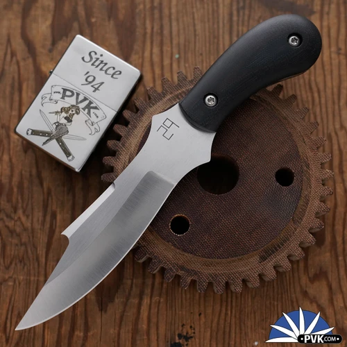 29 Knives Custom Gayang S35-VN, Red/Black  G10 Handle Scales