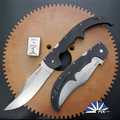 ESPADA かず。 Cold Steel XL Espada, Stonewashed AUS-10A Blade, FDE G10 Handle