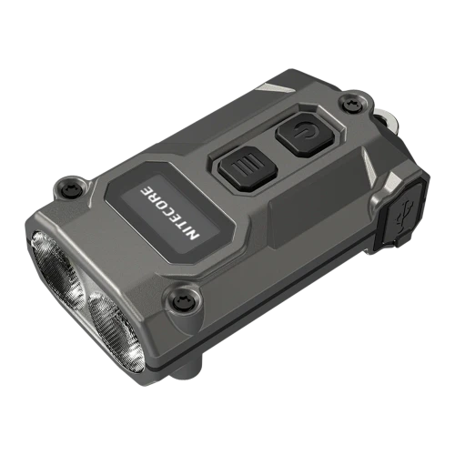 Nitecore TINI 3 600 Lumen Rechargeable Keychain Flashlight - Gray