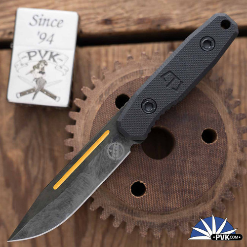 Blackside Customs PB Plan-B Covert, Bounty Hunter 154CPM Blade, Black G10 Handle