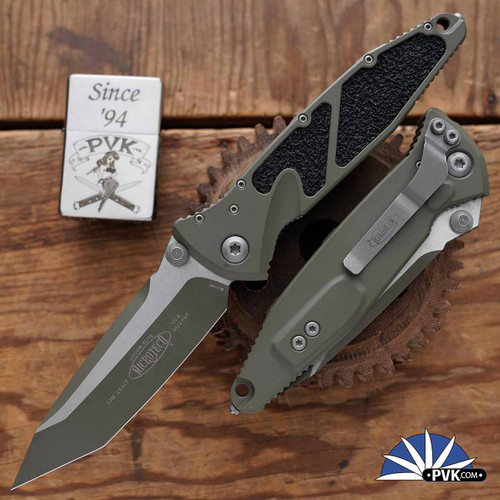 Microtech SOCOM Elite T/E-M 161-1MG-C21Z13 Standard T/E Blade, Moss Green Cerakoted Handle