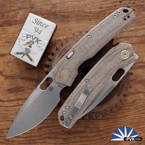 Vanguard Knives Breaker, Satin CPM-S35VN Blade, Carbon Fiber
