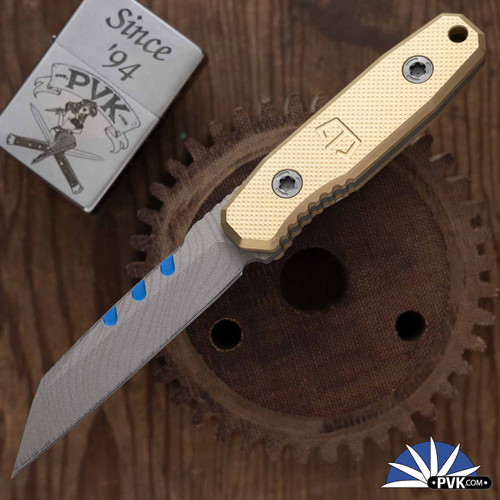 Blackside Customs Americana-Covert, Beskar 154CPM Blade, Brass Scales