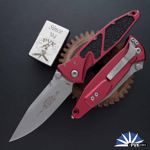 Microtech SOCOM Elite 160-10APMR, Apocalyptic Blade, Merlot Handle