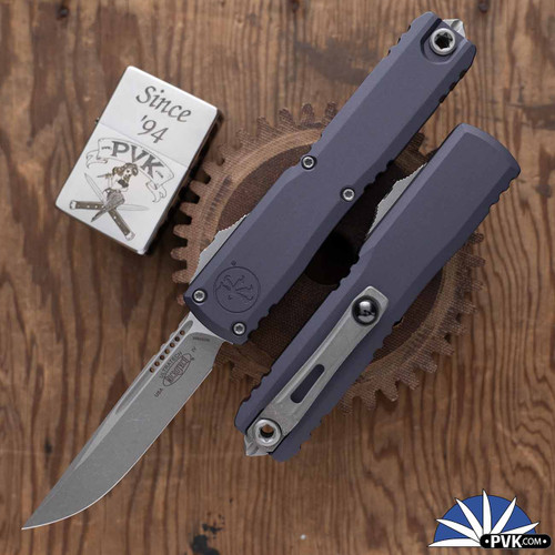 Microtech Ultratech Gen 4 11214-10APGP, Apocalyptic Single Edge Blade, Standard Graphite Handle