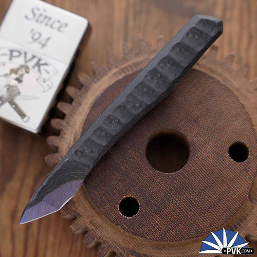 Warren Thomas Custom Small Tanto Fixed Blade, 6al4V Titanium/Carbon Fiber Laminate Blade and Handle