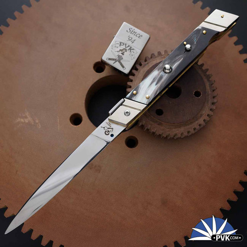 Renzo Pascotto 14" Slanted Bolster, Brazilian Horn, SN #4