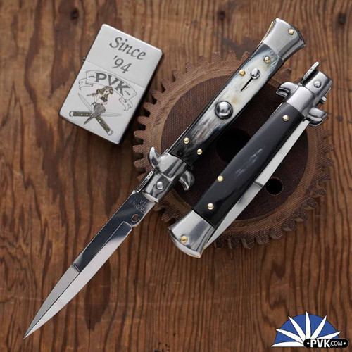 Frank B Italian Stiletto 8" Bayonet, Brazilian Horn (20CM)