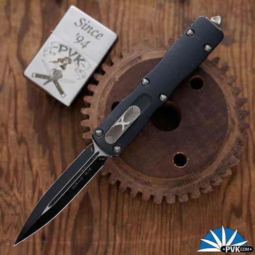 Microtech Dirac 225-1, Black 204P Blade, Black Handle Chassis - Pre-Owned