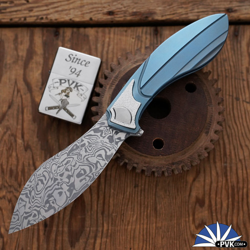 Daniel Dunaway-Knight/ Anders Hogstrom Albatros Folder, Damasteel Nessmuk Blade