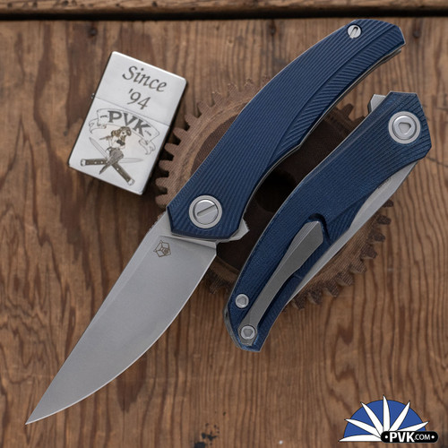 Shirogorov Knives Ursis Quantum, Stonewashed Cromax PM Blade