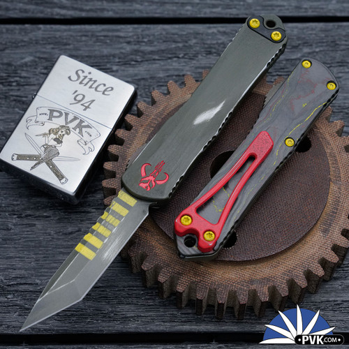 Heretic Knives Manticore-S Tanto Blade, Bounty Hunter/ Camo Carbon Backcover