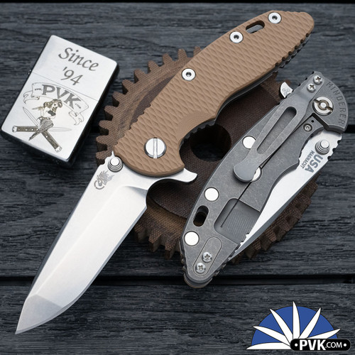 Hinderer XM-18 3.25″ Spanto Stonewashed Magnacut Blade, Working